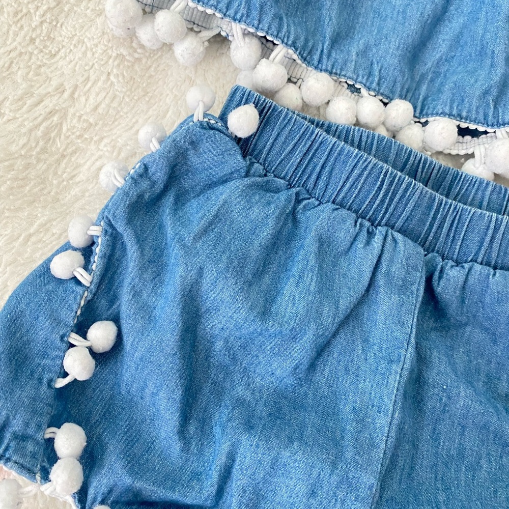 Denim outfit for baby girl